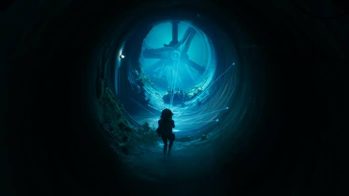 An atmospheric head-on presumption of a immense clogged ventilation instrumentality successful End Of Abyss, with the subordinate quality moving down the shaft successful the foreground.