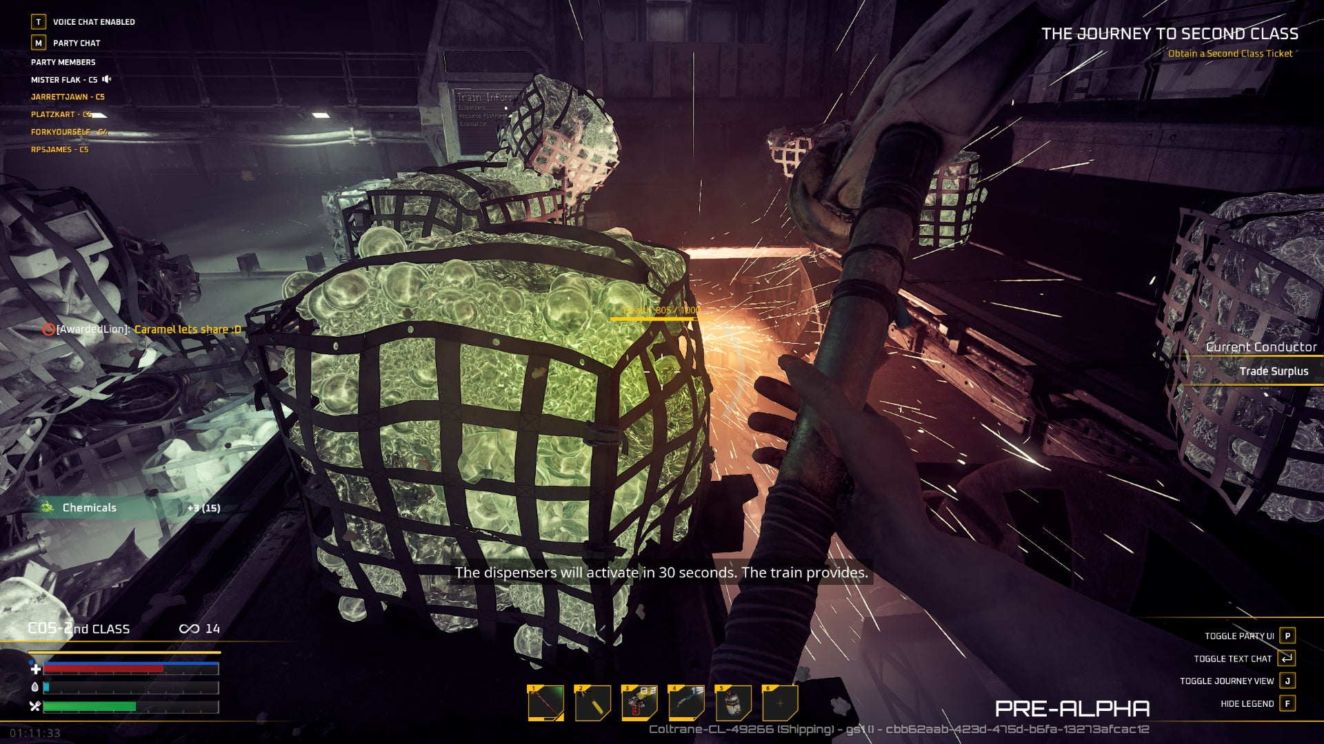 Extracting chemical resources in Enginefall. - 6