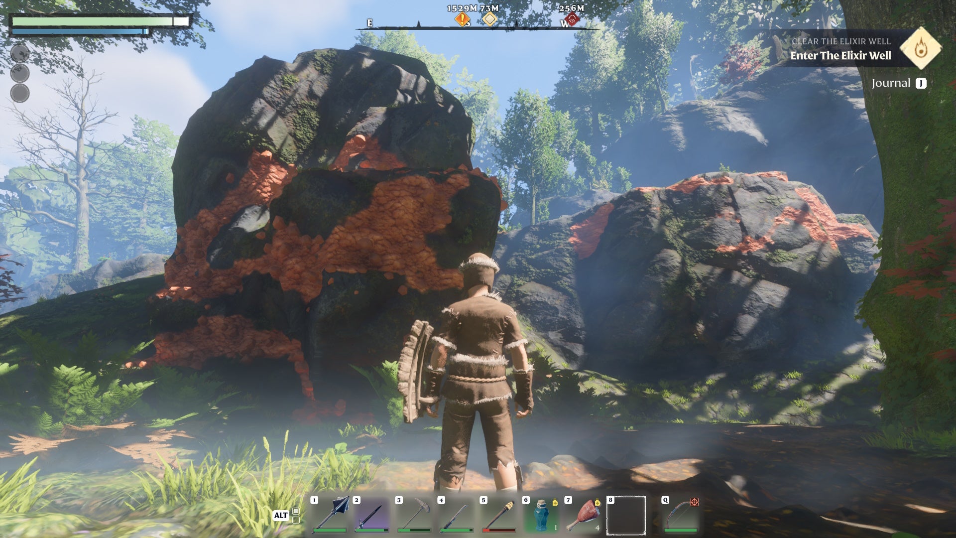 Looking at clay in Enshrouded.