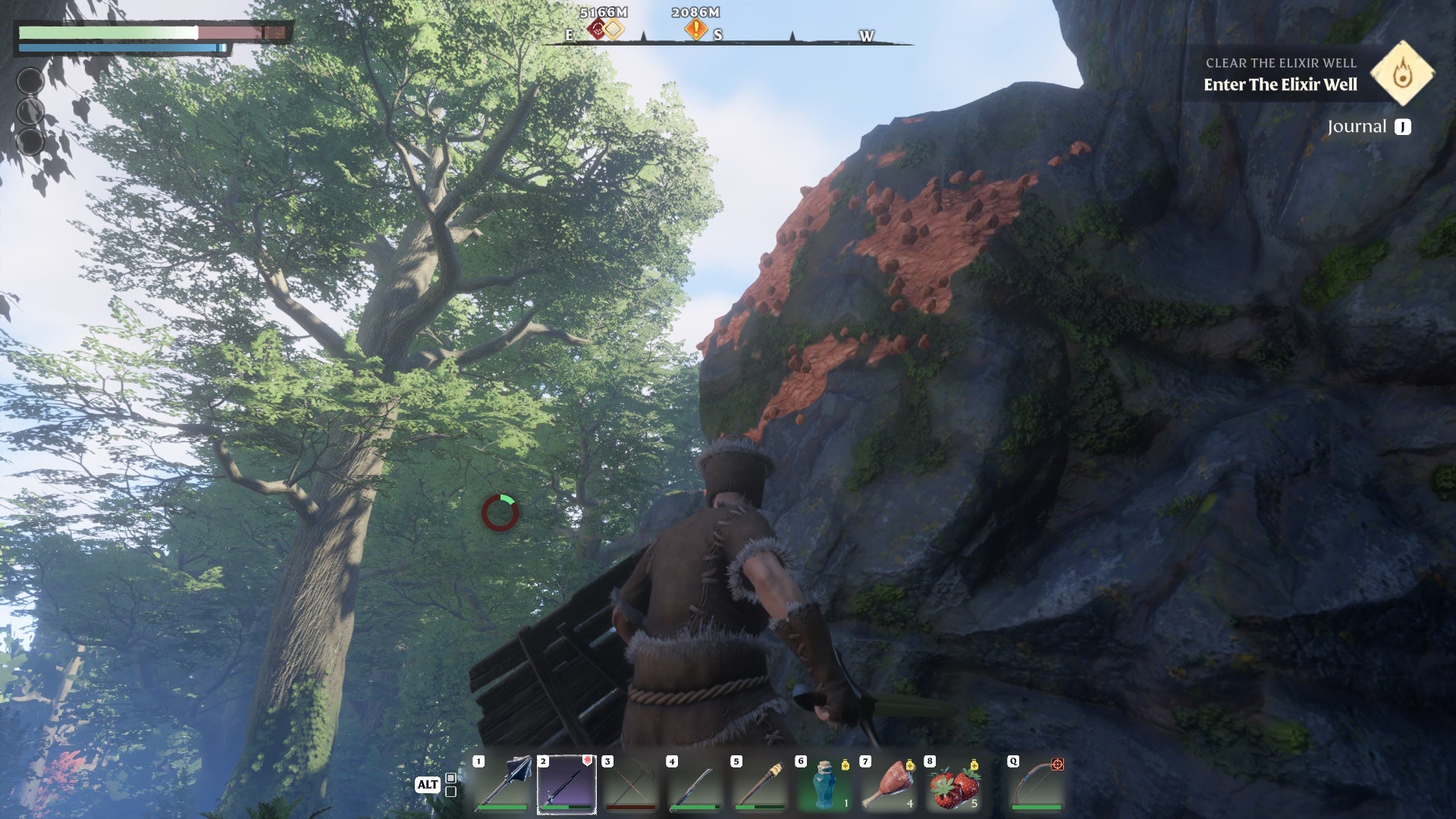 Looking at clay in Enshrouded.