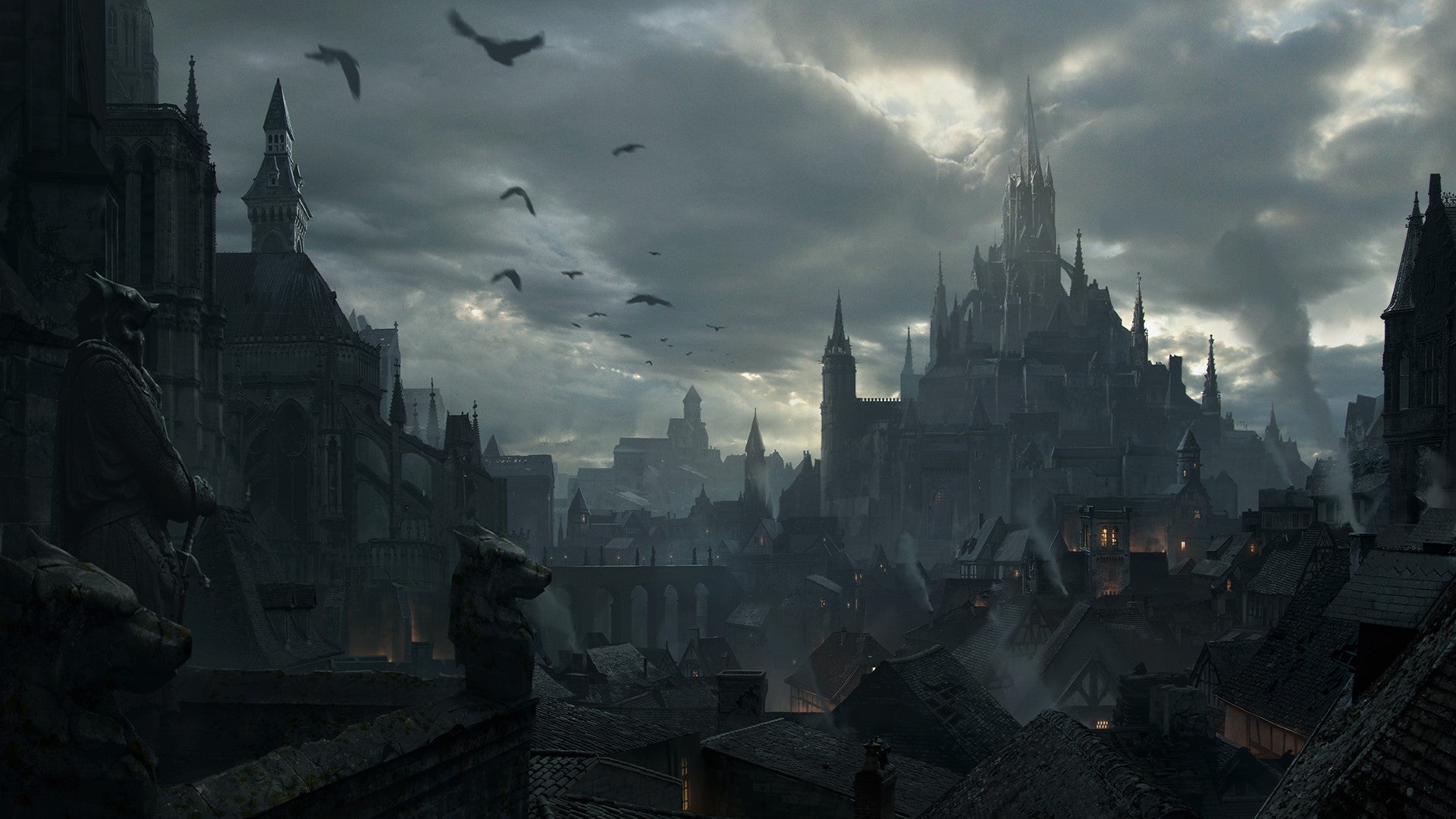 The town of Westmarch, an early hub zone in Diablo Immortal