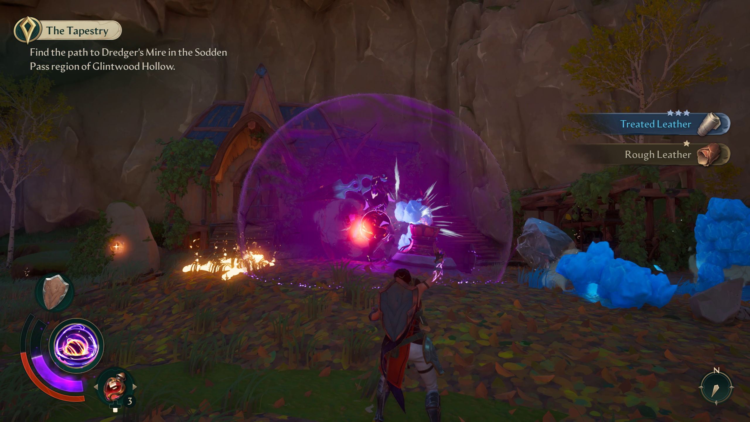 Eternal Strands - causing a magic blast