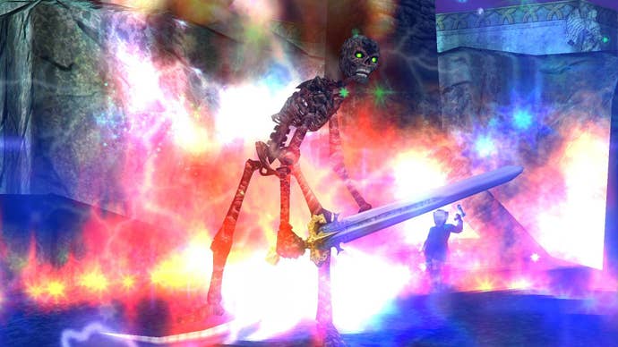 A skeleton with a sword in EverQuest