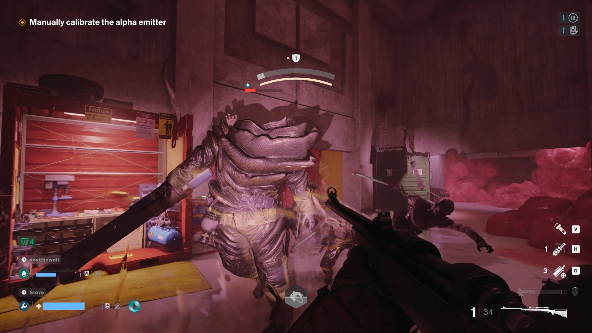 A Hiss Breaker attacks the player in FBC: Firebreak.
