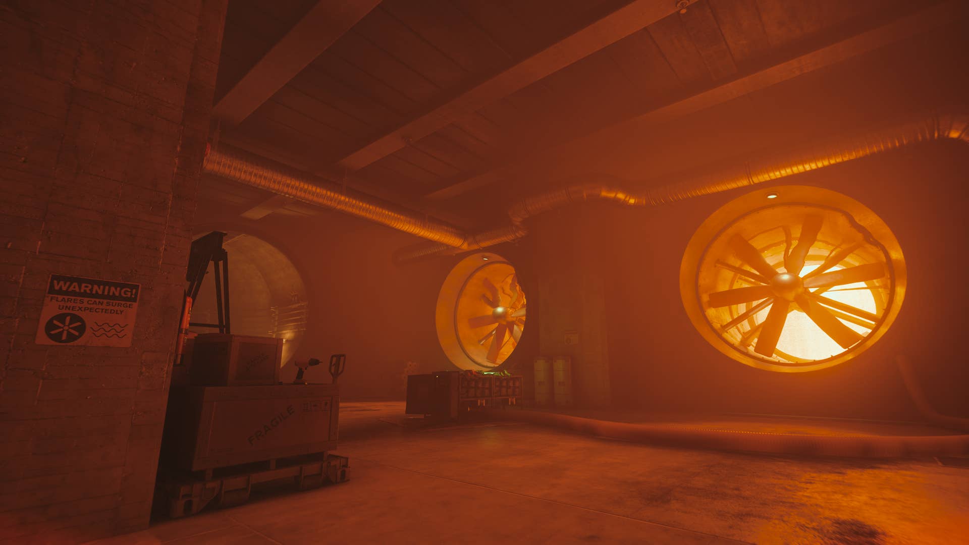 A furnace room in FBC: Firebreak.