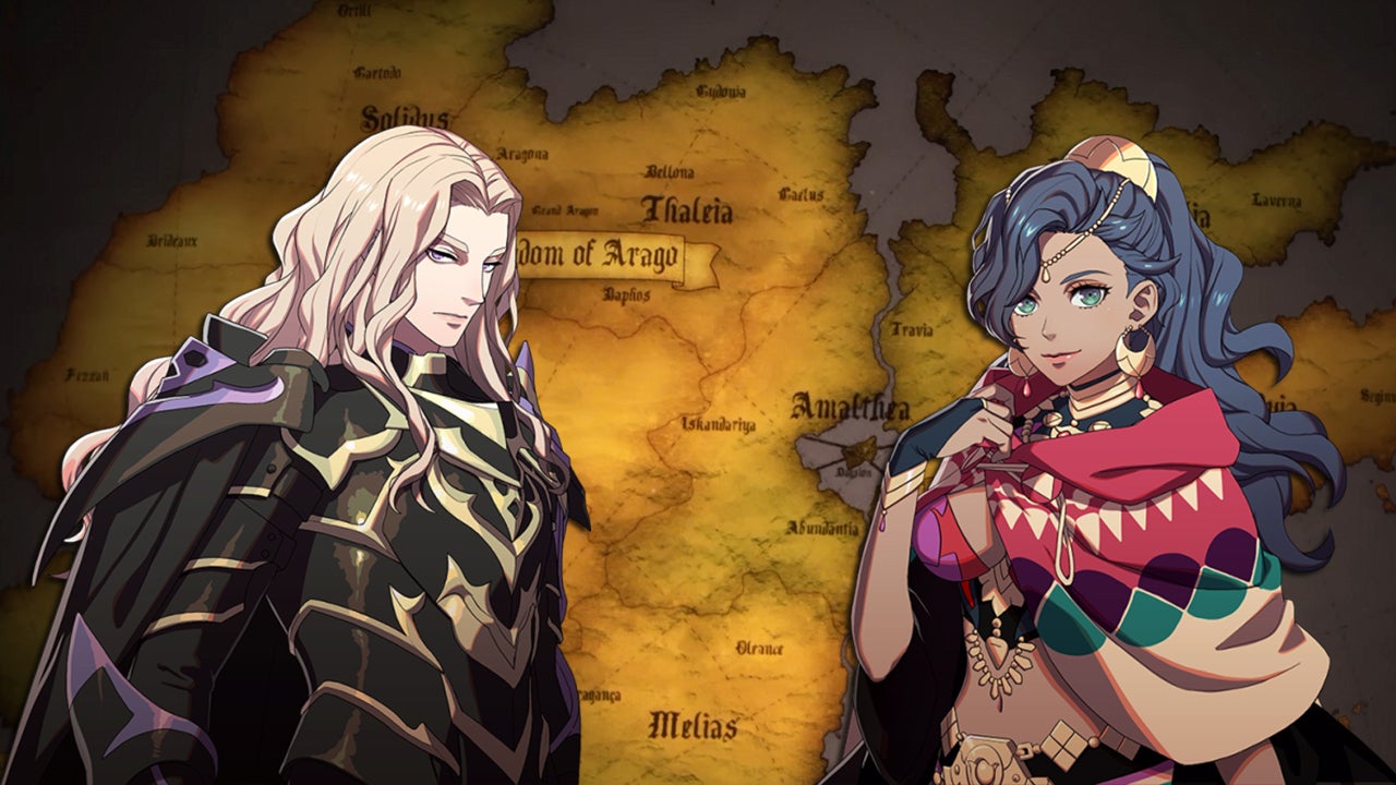 Fire Emblem: Fortune's Weave's world map is partially inspired by medieval Spain, even if the Dagdan Empire setting looks much older
