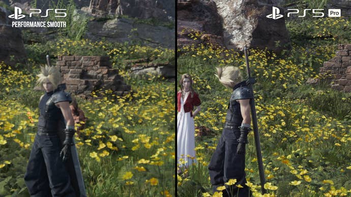 final fantasy 7 rebirth screenshot on PS5 Pro