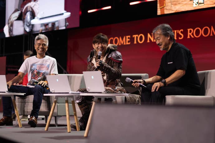 Hironobu Sakaguchi is joined on the Final Fantasy 14 FanFest 2023 panel.