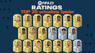 FIFA 23 Ratings: Die 20 schnellsten Spieler und besten Passgeber