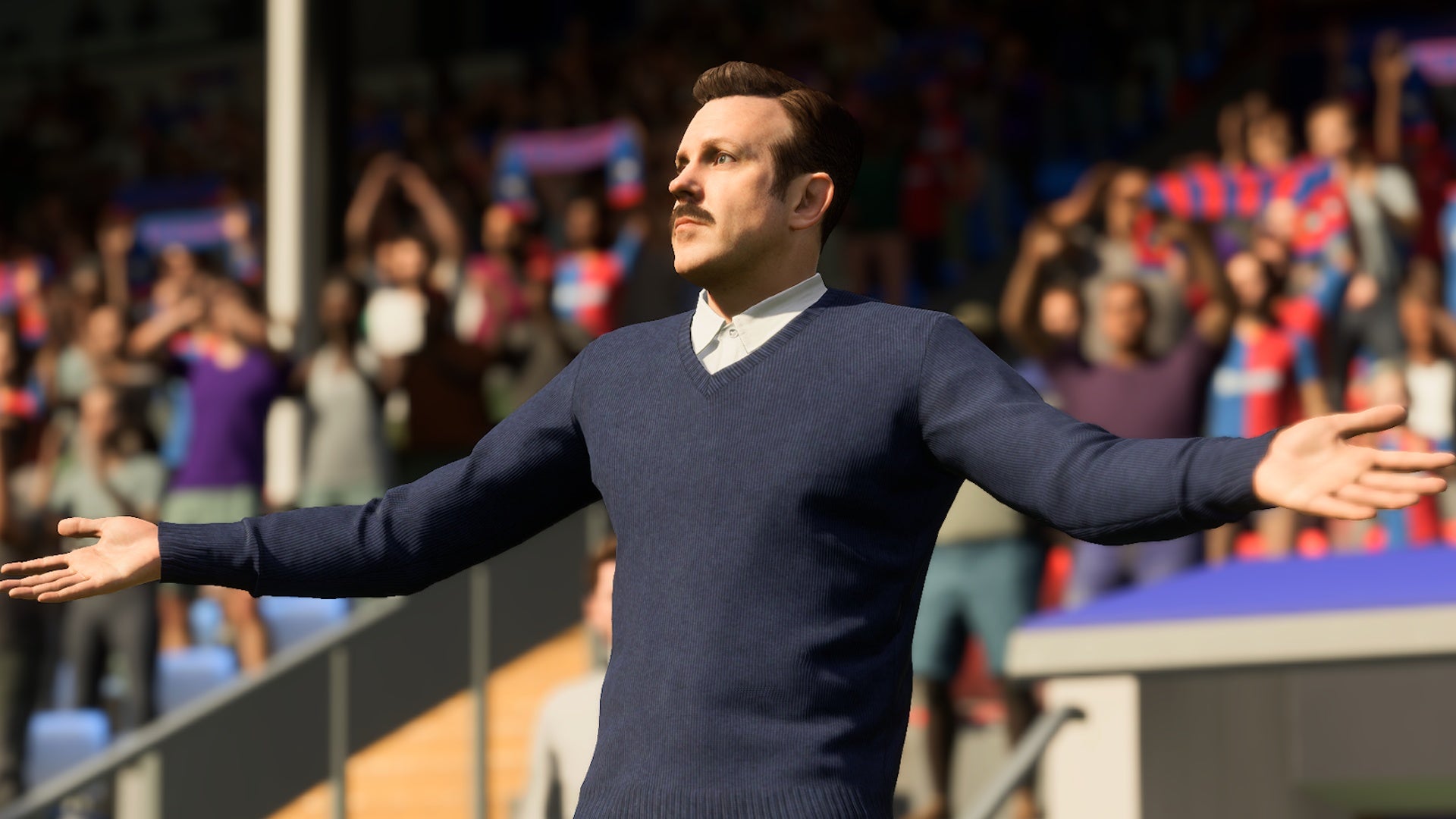 FIFA 23 is out on September 30th, 2022. It stars Apple TV&rsquo;s Ted Lasso, football manager supreme.