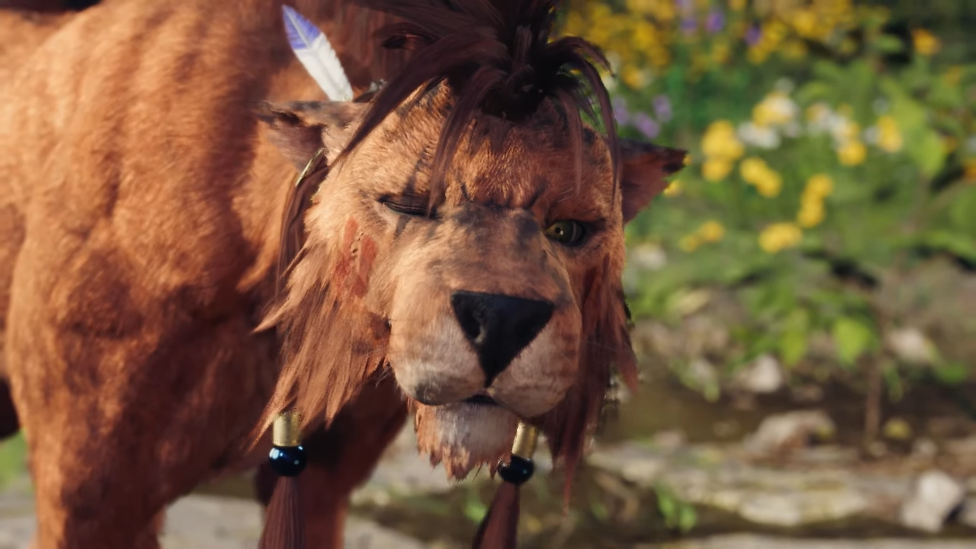 Red XIII in Final Fantasy 7 Rebirth