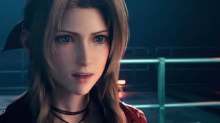 Close up of Aerith in Final Fantasy 7 Remake from Xbox trailer