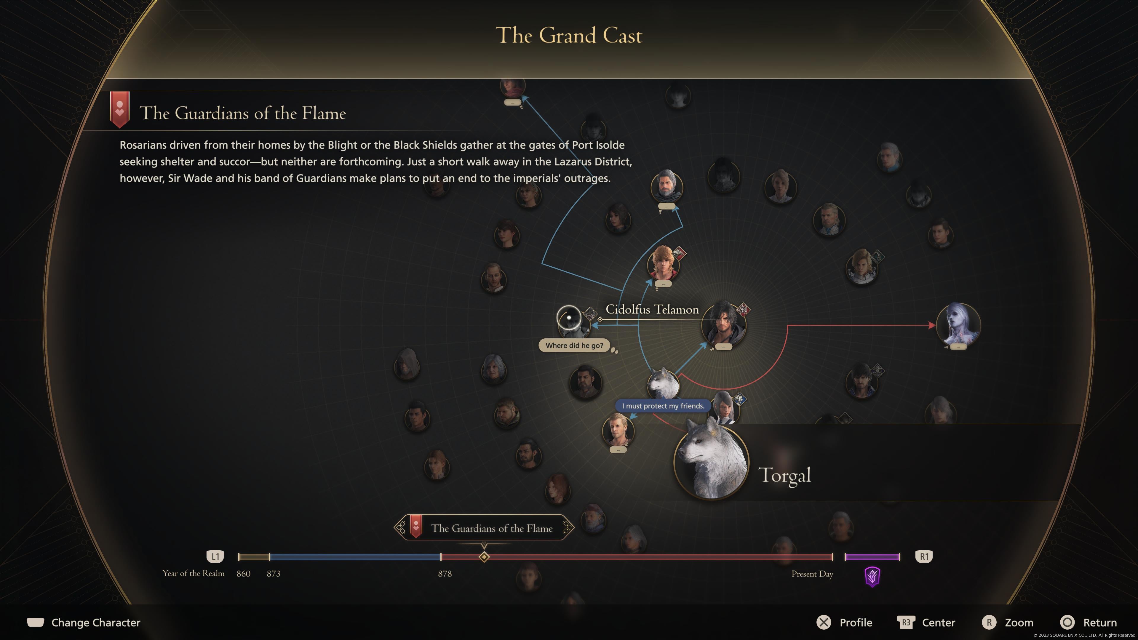 Torgal asks &ldquo;where did he go?&rdquo; on Final Fantasy 16&rsquo;s Inner Voice board