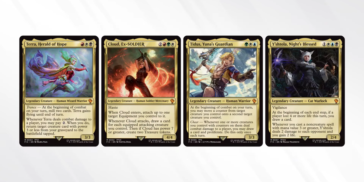More Magic: The Gathering Final Fantasy crossover cards revealed, with classic artwork and a fresh card type | Eurogamer.net More Magic: The Gathering Final Fantasy crossover cards revealed, with classic artwork and a fresh card type | Eurogamer.net