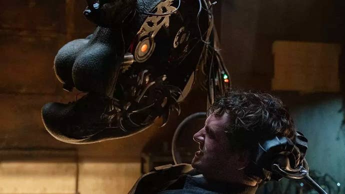 Josh Hutcherson as troubled security guard Mike Schmidt in the Five Nights at Freddy’s movie adaptation