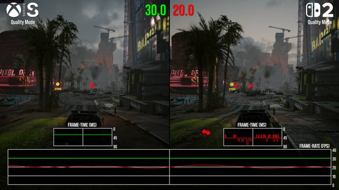 Switch 2 vs Series S performance - windy city