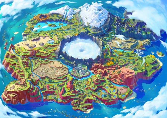 Pokémon Scarlet and Violet’s new region of Paldea.