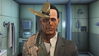 Fallout 4 mod showing Cooper Howard/Ghoul