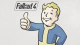 Fallout 4 promo artwork showing Vault boy giving a thumbs up