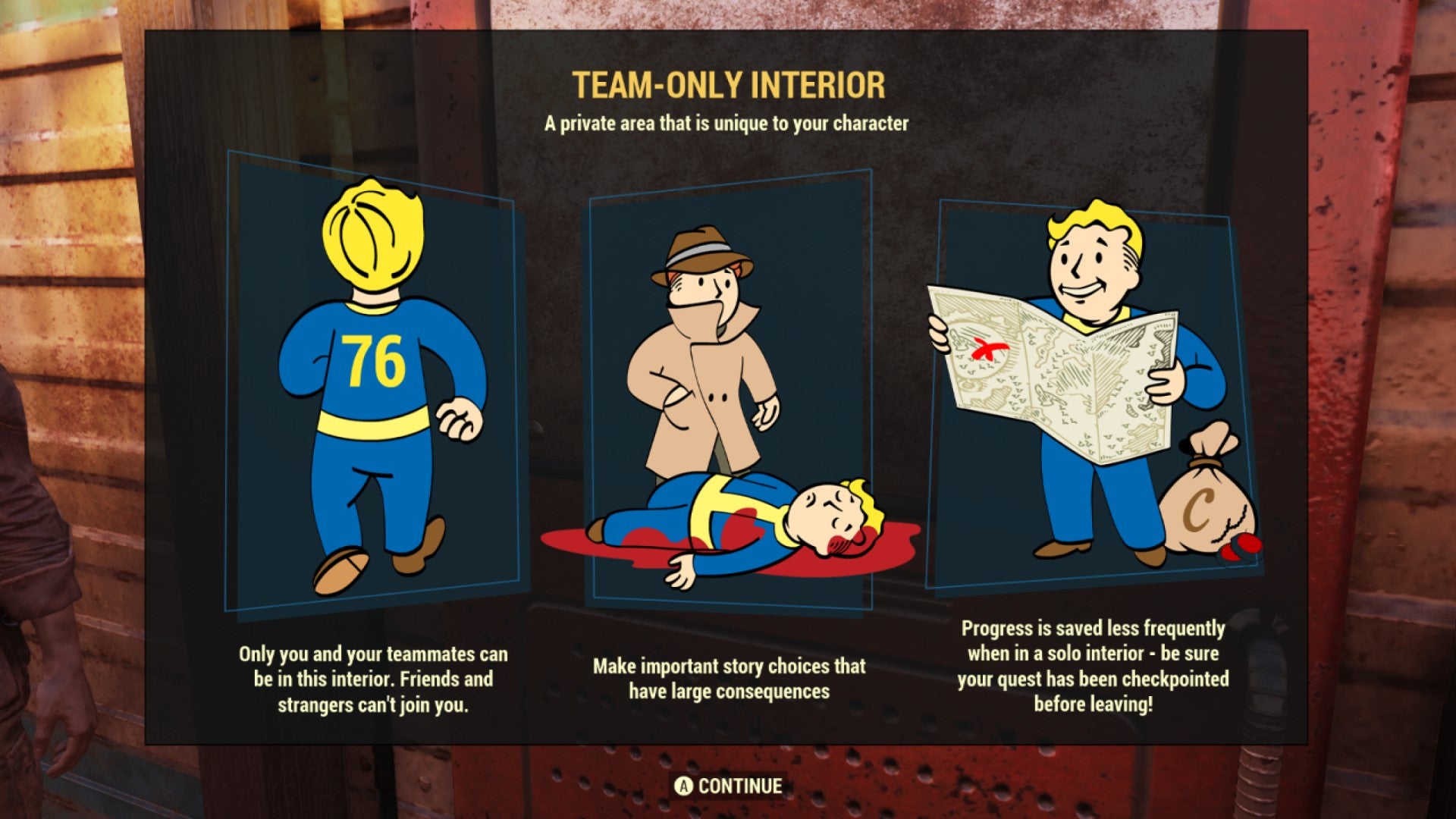 Fallout Team Fallout 76: Team-Only Interiors Explained in the Wastelanders Update ...
