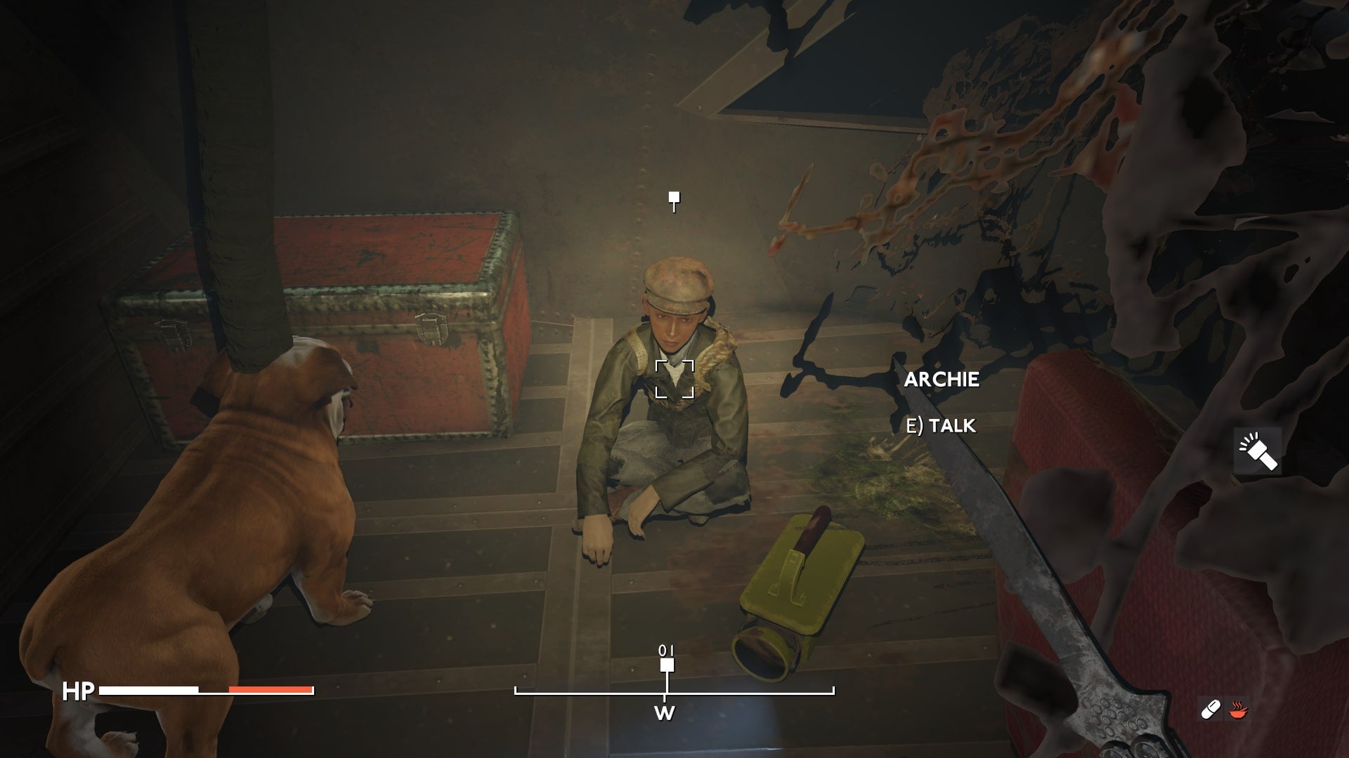 The player speaks with Archie aboard a Crashed Plane in Fallout 4 mod, Fallout London - 4
