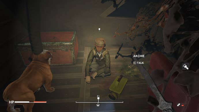 The player speaks with Archie aboard a Crashed Plane in Fallout 4 mod, Fallout London