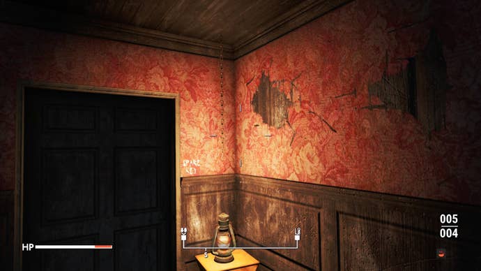 The player looks at a wall labeled 'spare key' in the Bank of England in Fallout 4 mod, Fallout London