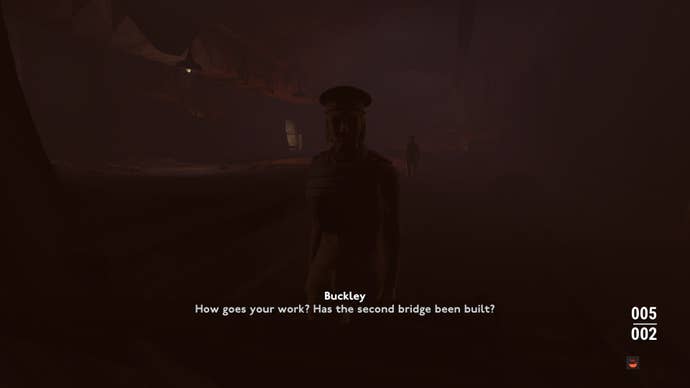 The player speaks to Second Lieutenant Buckley in Fallout 4 mod, Fallout London