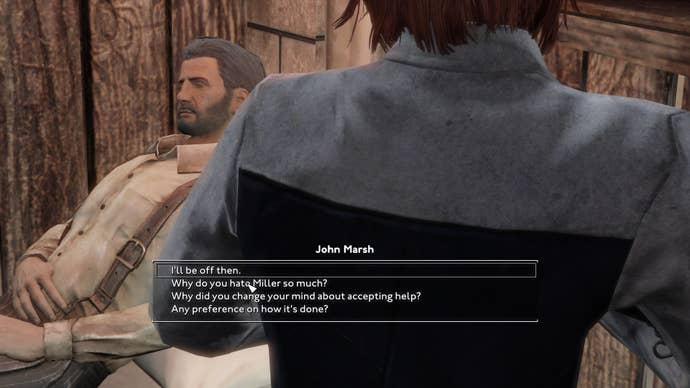 The player speaks with John Marsh at St. Paul's Cathedral in Fallout 4 mod, Fallout London