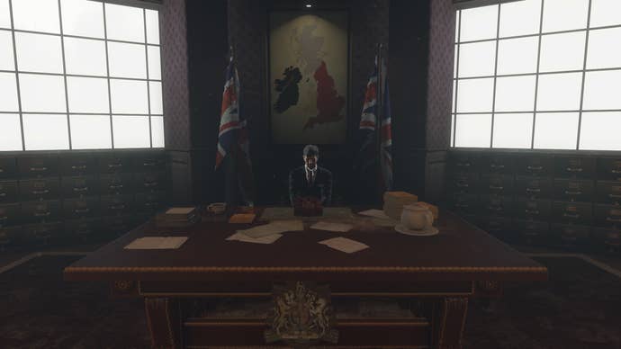 The Prime Minister in Fallout: London.