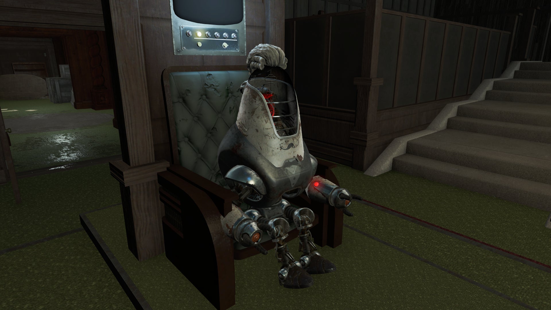 The John Bercow Protectron in Fallout: London. - 5