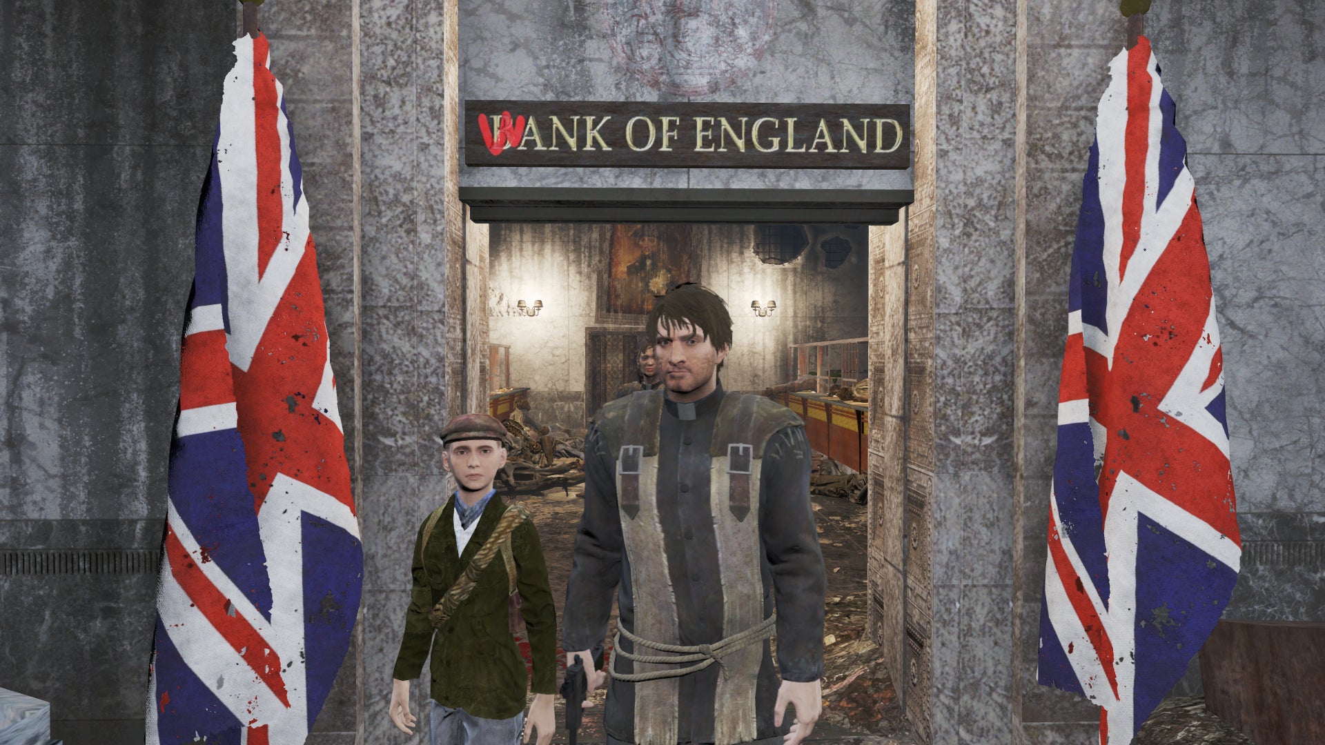 The bank of England in Fallout: London. - 5