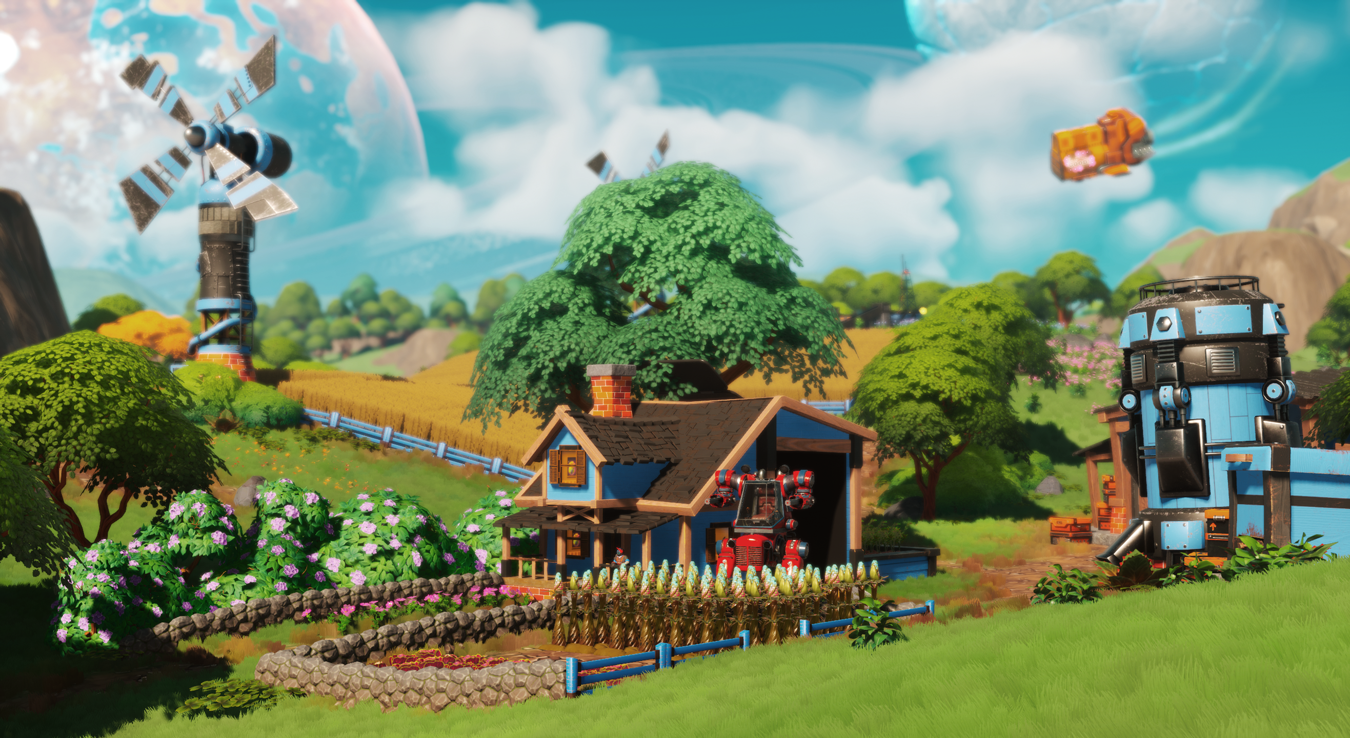 Revolutionising the farming genre with mechs: 