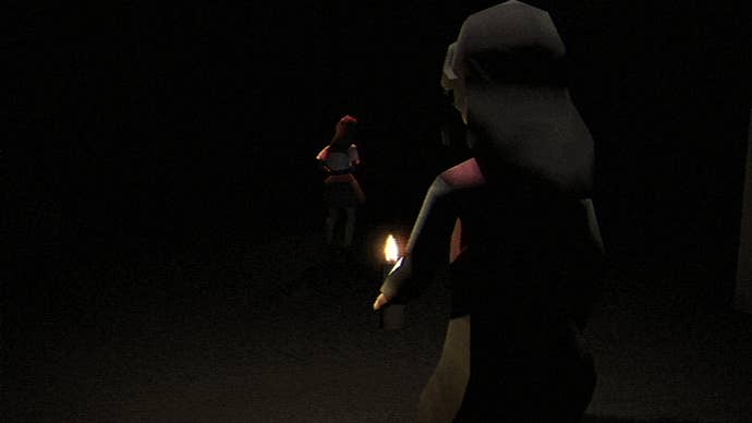 Vivian approaches Amy in the dark in Fear the Spotlight