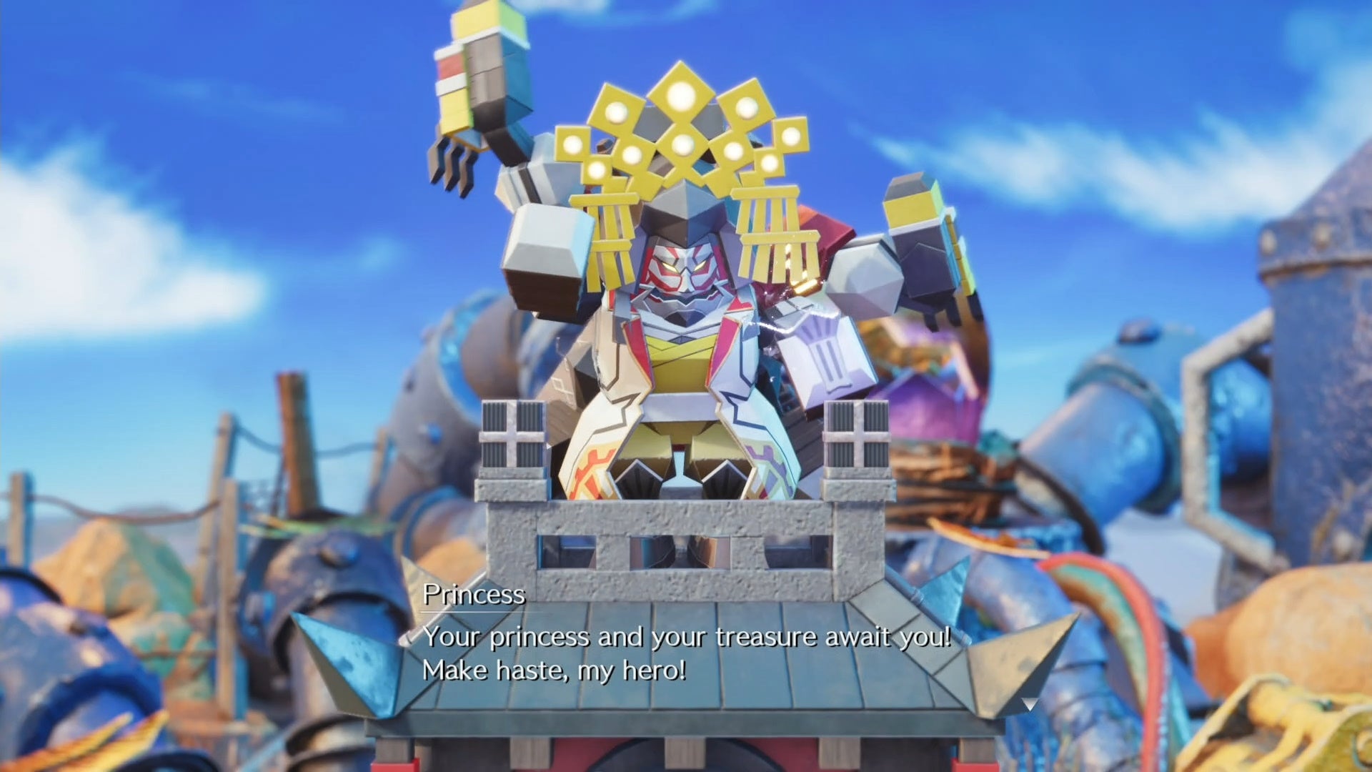 Boss for Level 3 of Fort Condor in Final Fantasy 7 Rebirth.