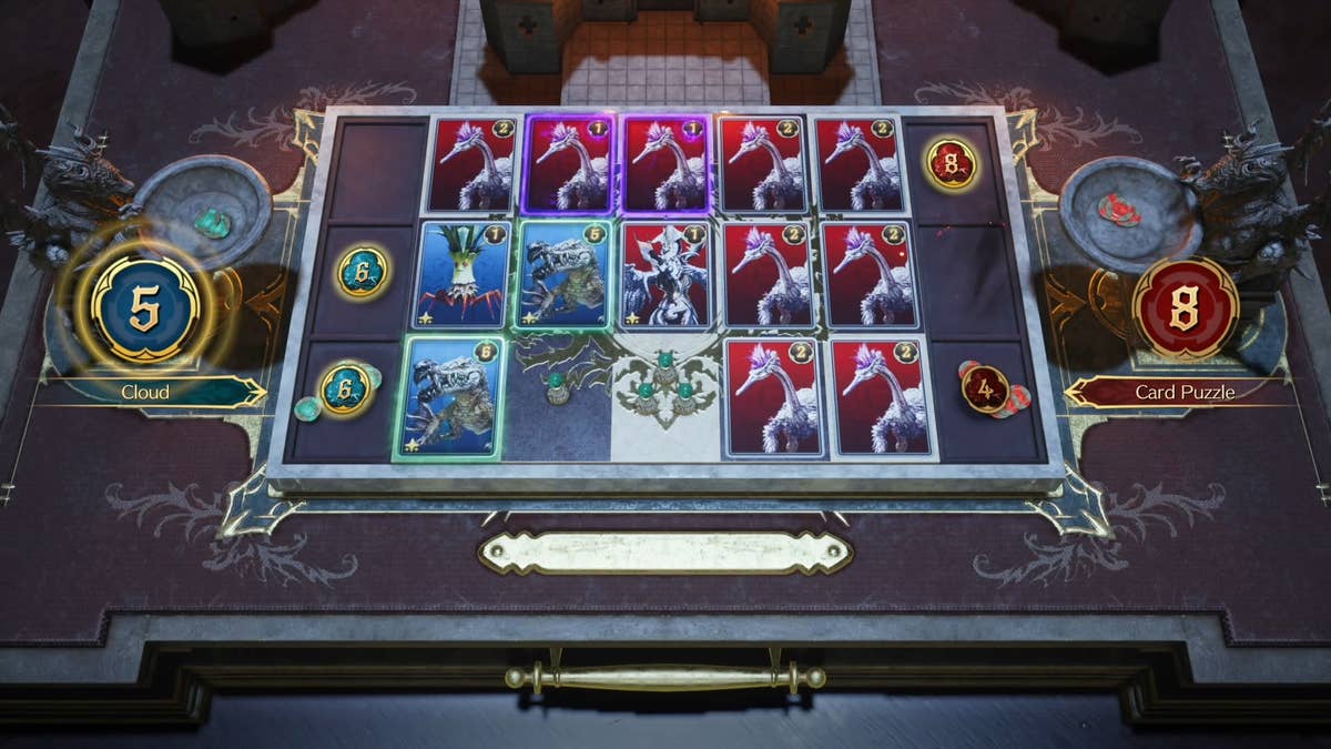 Final Fantasy 7 Rebirth Card Carnival puzzle solutions | Eurogamer.net