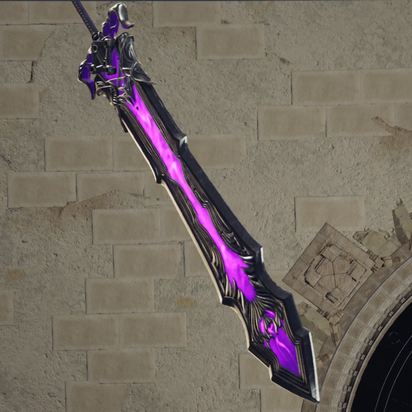 Cloud&rsquo;s Umbral Blade weapon in Final Fantasy 7 Rebirth.