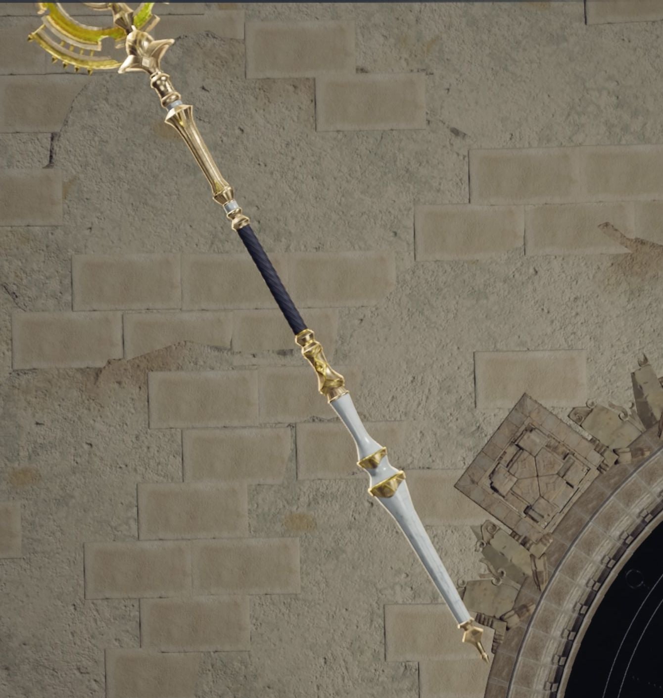 Aerith&rsquo;s Ceremonial Staff weapon in Final Fantasy 7 Rebirth.