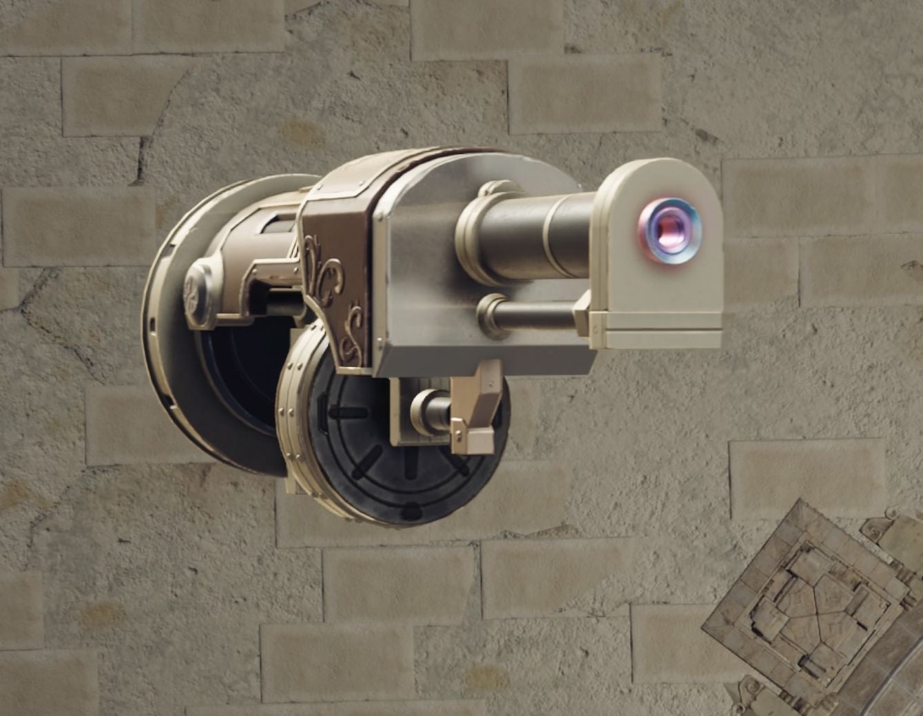 Barret&rsquo;s Hi-Calibre Rifle weapon in Final Fantasy 7 Rebirth.