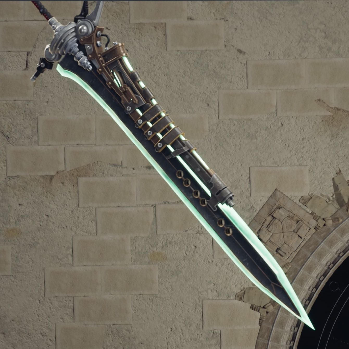 Cloud&rsquo;s Slipstream Saber weapon in Final Fantasy 7 Rebirth.