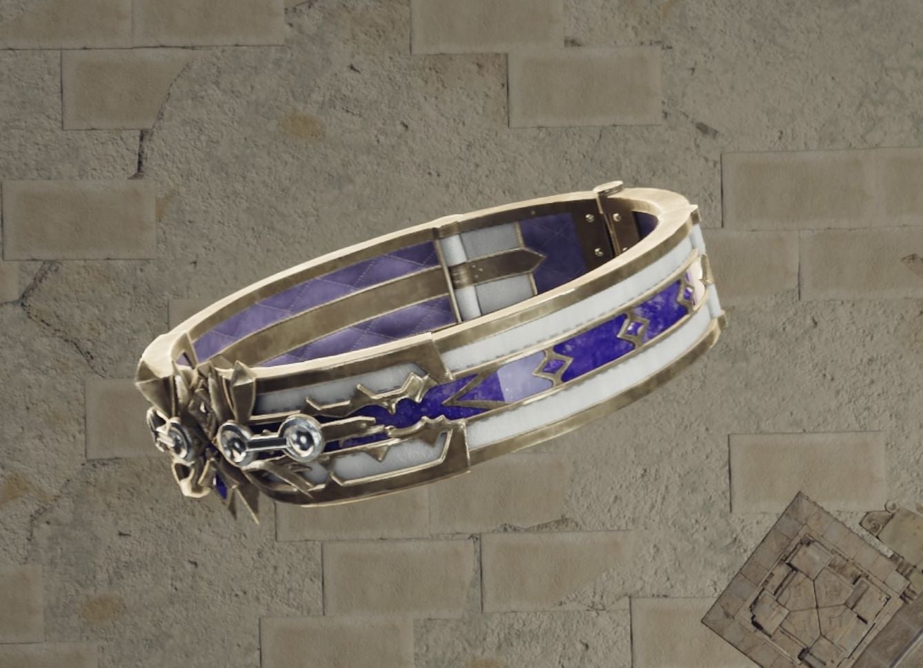 Red 13&rsquo;s Amethyst Collar weapon in Final Fantasy 7 Rebirth.