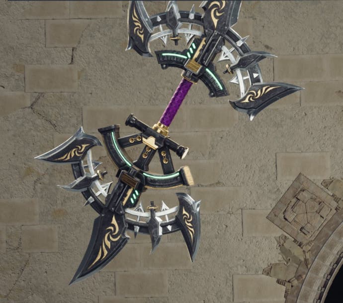 Yuffie's Fuma Shuriken weapon in Final Fantasy 7 Rebirth.