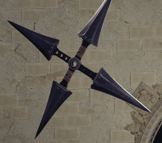 Yuffie’s 4-Point Shuriken weapon in Final Fantasy 7 Rebirth.