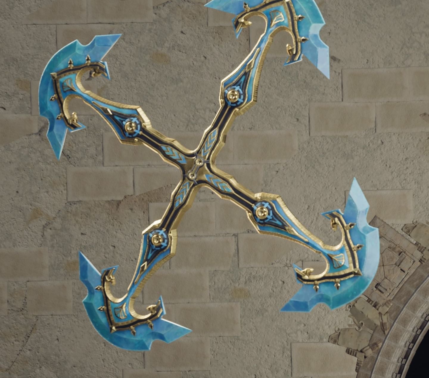 Yuffie&rsquo;s Crystalline Cross weapon in Final Fantasy 7 Rebirth.