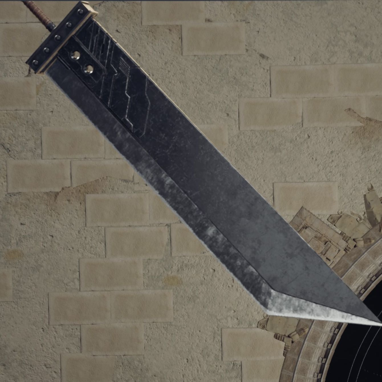 Cloud&rsquo;s Buster Sword weapon in Final Fantasy 7 Rebirth.