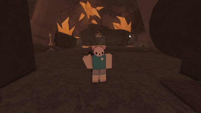 The player stands in the Zeus Rod Room in Fisch