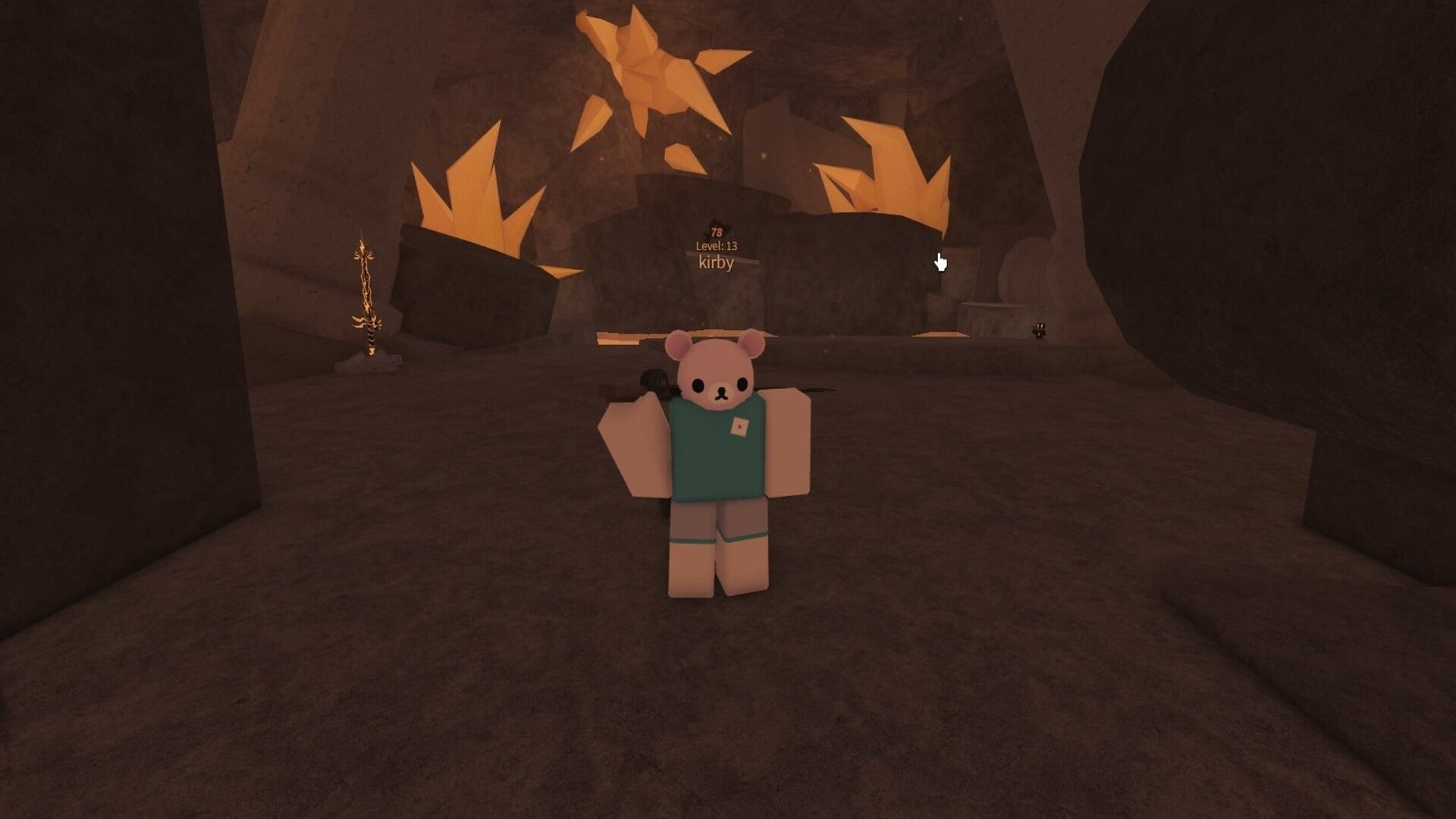 The player stands in the Zeus Rod Room in Fisch - 1