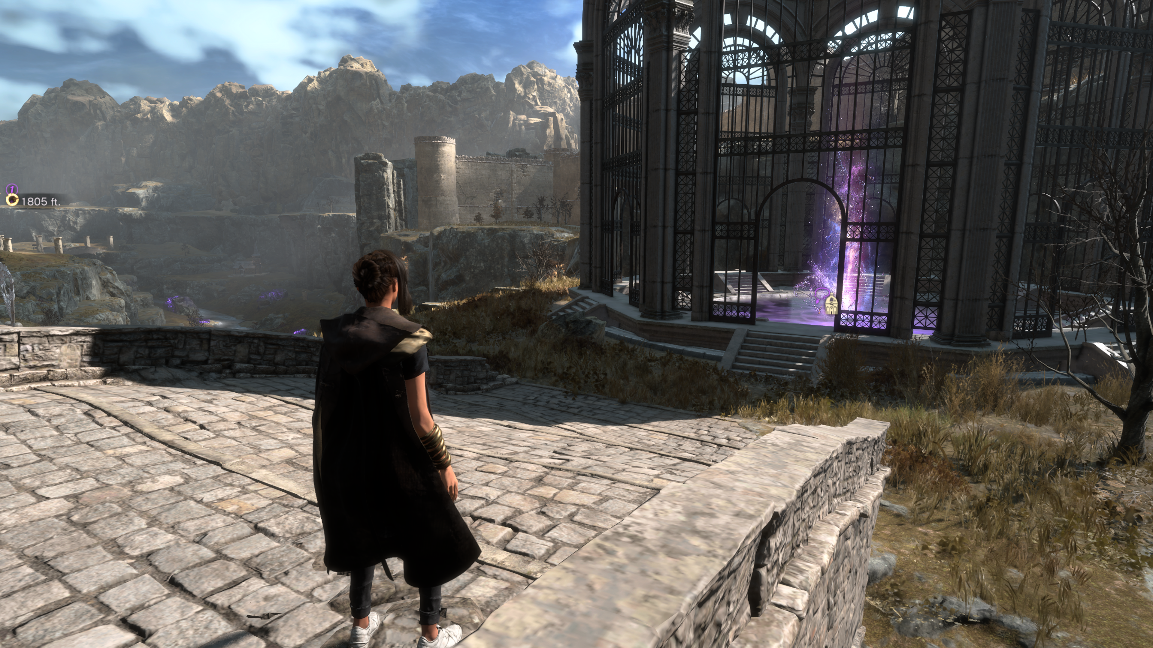 Forspoken&rsquo;s open world, as seen in High quality.