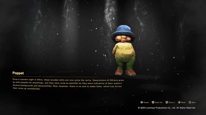 A Poppet figure that Frey collects from chasing cats in Forspoken