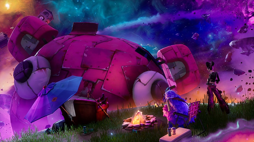 Fortnite Chapter 4 downtime screen.